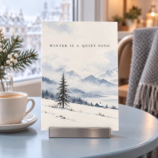 Impression d'art Chanson d'hiver silencieuse