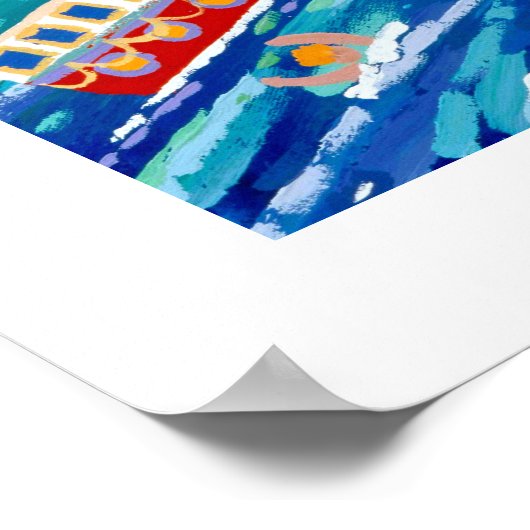 Impression d'art : Chiens et Cornishmen, Falmouth (Coin)