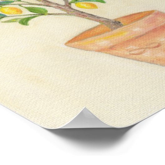Impression d'art citron (Coin)