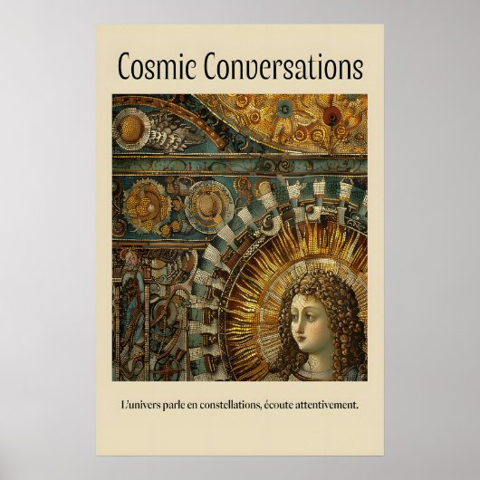 Impression d'art d'ange céleste Mosaïque de la Ren (Devant)