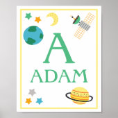 Impression d'art d'animaux de l'espace Koala (Devant)