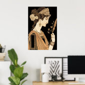 Impression d'art d'Athéna Affiche de la déesse gre (Bureau à domicile)