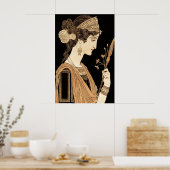 Impression d'art d'Athéna Affiche de la déesse gre (Cuisine)