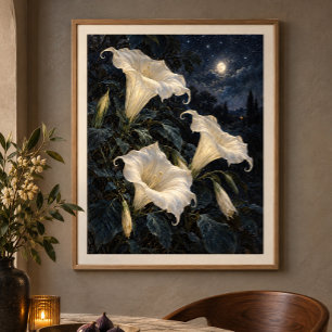 Impression d'art Datura sous les étoiles