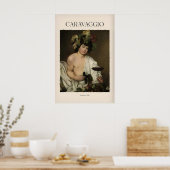 Impression d'art de Bacchus de Caravaggio - Dieu r (Cuisine)