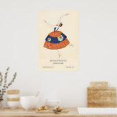 Impression d'art de ballerine des années 1920 Mode (Cuisine)