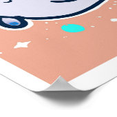 Impression d'art de bébé narval pour enfants et nu (Coin)