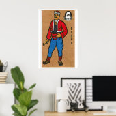 Impression d'art de boîte d'allumettes Affiche vin (Bureau à domicile)