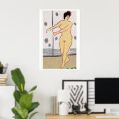 Impression d'art de boîte d'allumettes de femme da (Bureau à domicile)