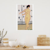 Impression d'art de boîte d'allumettes de femme da (Cuisine)