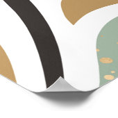 Impression d'art de branche simple vert menthe et (Coin)