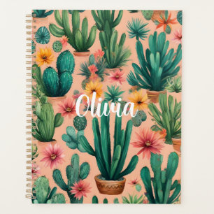 Impression d'art de cactus boho personnalisée