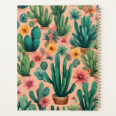 Impression d'art de cactus boho personnalisée (Dos)