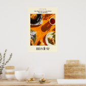 Impression d'art de café français Musique de l'apr (Cuisine)