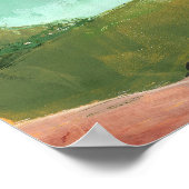 Impression d'art de campagne vallonnée (Coin)