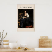 Impression d'art de Caravage - Sainte Catherine de (Cuisine)