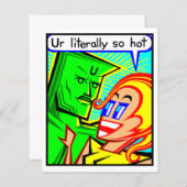 Impression d'art de carte de bande dessinée #2554 (Devant / Derrière)