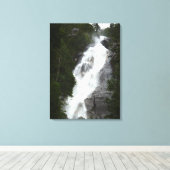 Impression d'art de cascade Chutes Shannon BC Toil (Insitu (Plancher de Bois))