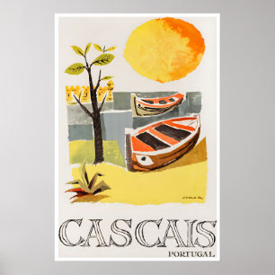 Impression d'art de Cascais Portugal Affiche de vo