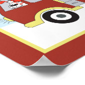 Impression d'art de chambre de camions de pompiers (Coin)