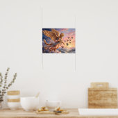 Impression d'art de chat ange (Cuisine)