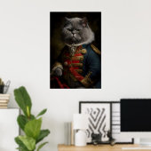 Impression d'art de chat militaire de la Renaissan (Bureau à domicile)