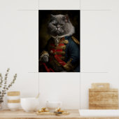 Impression d'art de chat militaire de la Renaissan (Cuisine)