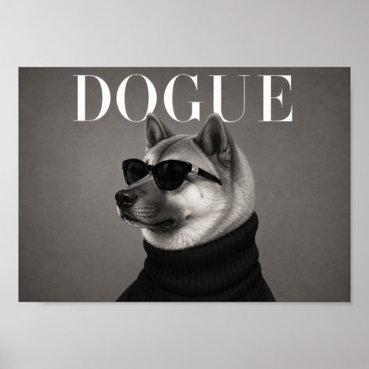 Impression d'art de chien de mode Akita (Devant)