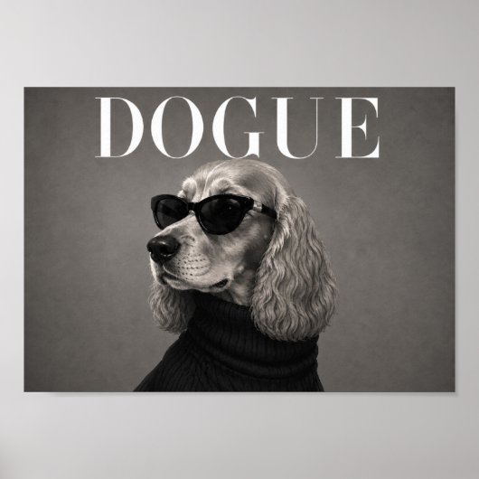 Impression d'art de chien de mode Cocker Spaniel C (Devant)