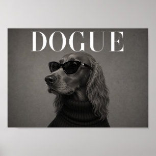 Impression d'art de chien de mode Setter Irlandais