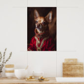 Impression d'art de Chihuahua royal, Portrait de c (Cuisine)