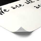 Impression d'art de citation d'Oscar Wilde  Regard (Coin)