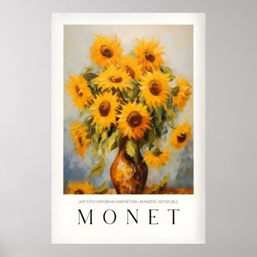 Impression d'art de Claude Monet (Devant)