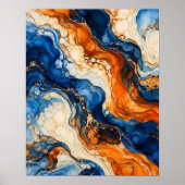 Impression d'art de Cobalt Ember Current (Devant)