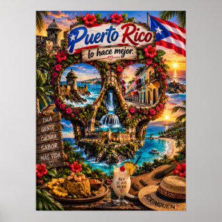 Impression d'art de crâne de Porto Rico | État d'e