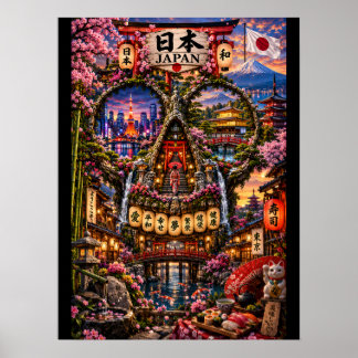 Impression d'art de crâne du Japon | État d'esprit