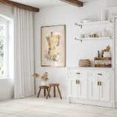 Impression d'art de cuisine d'espresso de café Mok