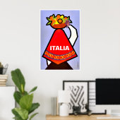 Impression d'art de cuisine italienne Affiche de v (Bureau à domicile)