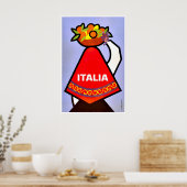 Impression d'art de cuisine italienne Affiche de v (Cuisine)