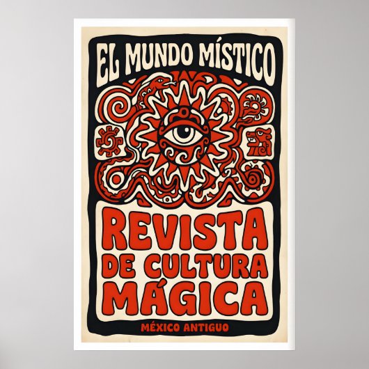 Impression d'art de culture mystique, typographie (Devant)