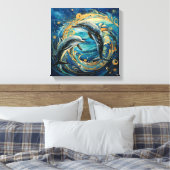 Impression d'art de dauphin (Insitu(Chambre))