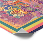 Impression d'art de déesse mystique Mandala psyché (Coin)
