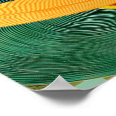 Impression d'art de disque vinyle rétro abstrait d (Coin)
