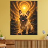 Impression d'art de fantaisie de Papillon Bouledog (Insitu(Salon))
