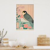 Impression d'art de Faucon Pèlerin Ukiyo-e Style J (Cuisine)