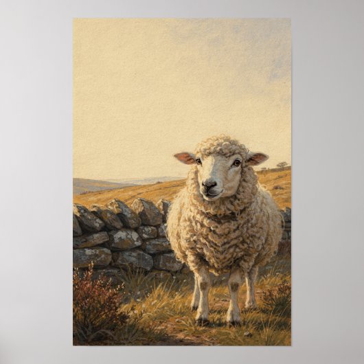 Impression d'art de faune de ferme fantaisiste de (Devant)