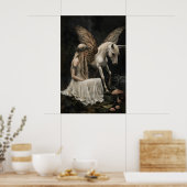 Impression d'art de fée et de Pégase, Dark Academi (Cuisine)
