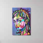 Impression d'art de femme sur toile (Recto)
