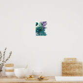 Impression d'art de feuilles tropicales (Cuisine)