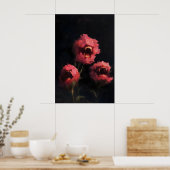Impression d'art de fleurs carnivores, floral surr (Cuisine)